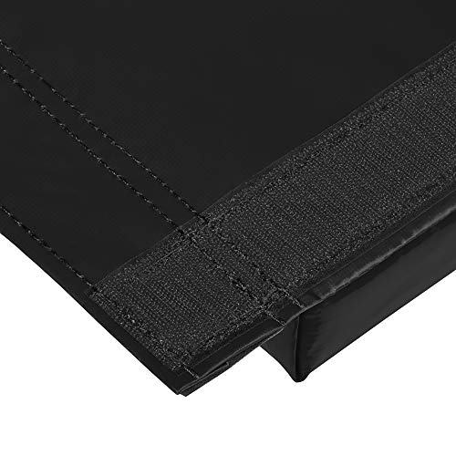 We Sell Mats Gymnastics Mat, Folding Tumbling Mat, Portable with Hook & Loop Fasteners - color: Black, size: 4 ft x 8 ft x 2 in