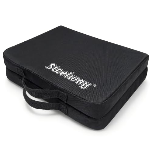 Extra Thick Folding Knee Pad with Waterproof Cover & Carry Handle – 1.6" Heavy Duty Kneeling Pad for Gardening, Work, Yoga, Prayer, Exercise, Baby Bath: Portable Garden Kneeler Cushion for Men & Women