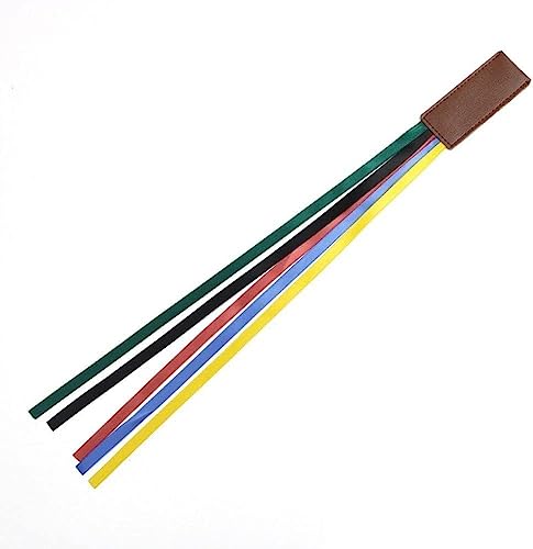 Multi-Color Ribbon Bookmark Attachable Bible Ribbon Bookmarks Markers Artificial Leather Bookmark with Colorful Ribbons for Books Reading Page Markers Superior Essentials Magnetic Bible