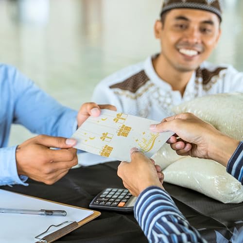 Eid Mubarak Money Envelopes for Cash – Perfect Eid Gifts, Ramadan & Eid Celebrations, Eid Mubarak Card & Cash Envelope (Pack of 10)