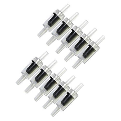 10pcs Air Pump Check Valves Pipe Fitting for Aquarium Fish Tank CO2 Water Air Line Pump One Way Non-Return Actuator Check Valve