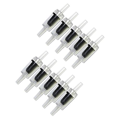 10pcs Air Pump Check Valves Pipe Fitting for Aquarium Fish Tank CO2 Water Air Line Pump One Way Non-Return Actuator Check Valve