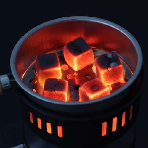 Multipurpose Electric Charcoal Burner -500W Coal Burner Hot Plate Electric Stove Coconut Starter for Shisha Hookah Coals Durable & Faster - color: black