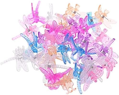 30Pcs Dragonfly Orchid Support Clips, Garden Plant Vine Holder, Support Clips Creative Plant Cages Supports