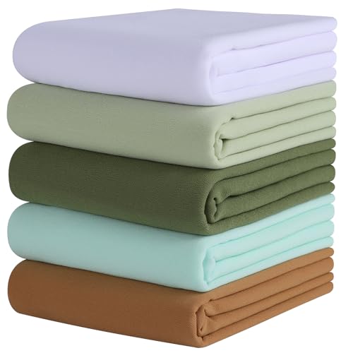 Febfim 4 PCS Muslim Women Soft Premium Solid Chiffon Hijab Scarves Shawl Long Scarf Wrap Scarves with Gift Box - color: 2025 5b