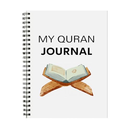 Quran Study Notebook Planner Twin Coil Binding Study Planner Quran Reading Tracking Journal for Scheduling Planning Paper Quran Journal
