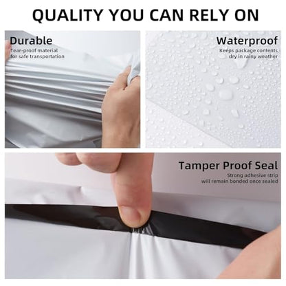 KKBESTPACK Poly Mailers Shipping Envelope Self Sealing Bags (12x15.5 500pcs) - size: 12" x 15.5" 500pcs