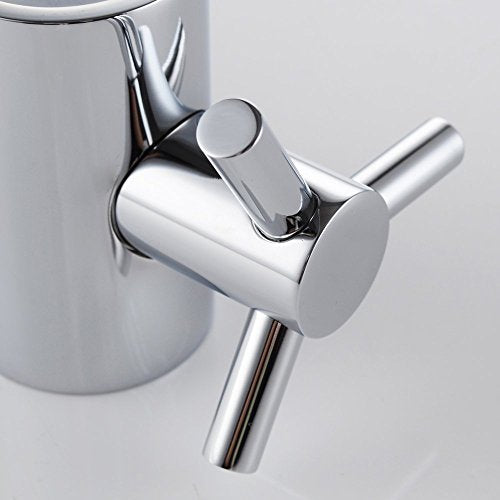 Solid Brass Replacement 25mm Hand Held Shower Bracket for Slider Height & Angle Adjustable Sprayer Holder on Slide Bar, Chrome