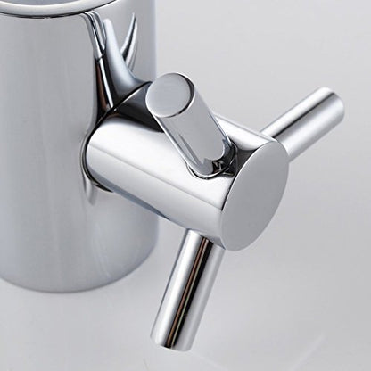 Solid Brass Replacement 25mm Hand Held Shower Bracket for Slider Height & Angle Adjustable Sprayer Holder on Slide Bar, Chrome
