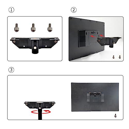 Portable Foldable Lightweight Tripod for Scoreboard and Timer,Flexible Stand with Remote Slot & Hook