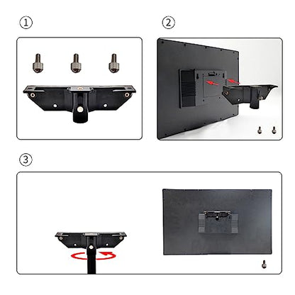 Portable Foldable Lightweight Tripod for Scoreboard and Timer,Flexible Stand with Remote Slot & Hook