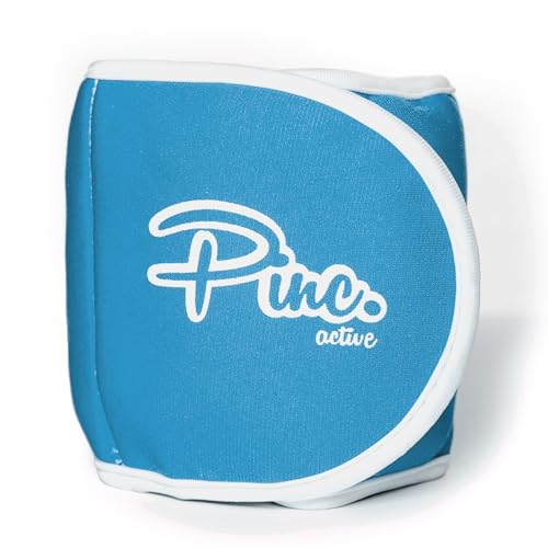 Ankle Weights Set - 0.5lb, 1lb, 2lbs, 3lbs, 4lbs, 5lbs, 8lbs and Adjustable Sets - for Women, Men and Kids - color: Baby blue, style: Adjustable 1-5lbs