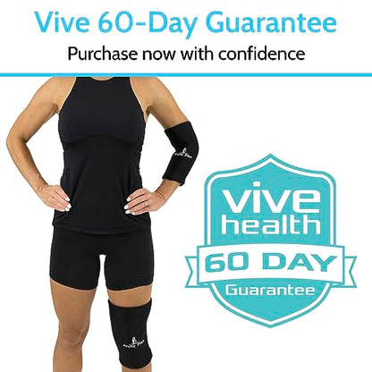 Arctic Flex Ice Sleeve for Knee, Elbow, Arm - Hot & Cold Freeze Pack Wrap | For Tennis Pain Relief, Tendonitis - Gel Compression Brace for Injuries - Therapy Compress - Reusable, 360 Coverage - size: X-Large