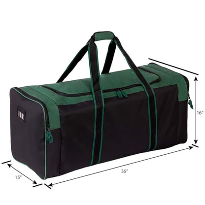 튼튼한 멀티 포켓 내구성 스포츠 체육관 장비 여행 더플 백 - color: XL 91.4cm(36인치) 그린, size: 36IN