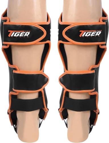 Shin Guards for MMA, Muay Thai, Kickboxing, Leg Instep Protection, Sparring, Training, Karate, Boxing, Taekwondo, Unisex - size: Small