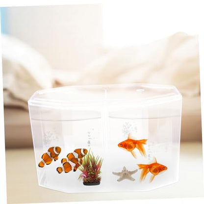 HANABASS Fish Breeder Box Isolation Tank for Betta Fish Easy to Clean and Observe for Home Aquariums and Hatching