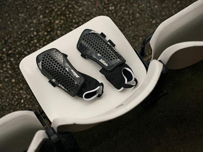 Mitre Unisex Soccer Shin Guards - color: Aircell Power Black/White, size: Small