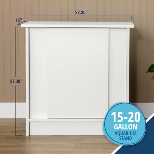 Tetra 15-20 Gallon Fish Tank Stand, Durable Water-Resistant Wood - size: 15-20 Gallon