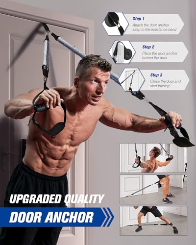 Upgraded Pilates Bar Kit with Resistance Bands Natural Latex for Women & Men, Heavy-Duty Stainless Steel Multifunctional Yoga Pilates Stick for Home Gym Exercise Fitness Equipment Full-Body Workouts - color: Grey Blue