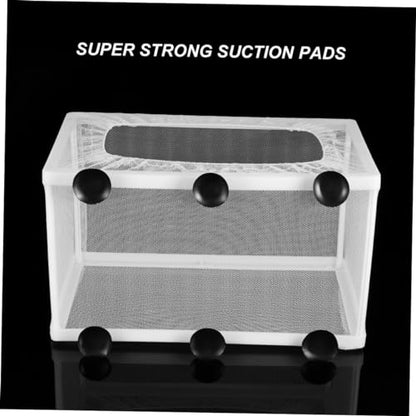 YARNOW 2pcs Big Fish Breeder Net for Aquarium Durable Incubator with Suction Cups for Fry Hatchery Increases Survival Rate Efficient Isolation for Fish Tank Use