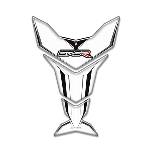 Motorcycle 3D Tank Pad Compatible with Triumph Street Triple Daytona 675 765R RS Stickers Gas Kit Knee Fish Bone Tank Pad Decals Fit for 675 765 R RS Stickers Decals Tank Protection Waterproof (A-21) - color: A-21