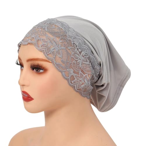 8Pcs Front&Back Inner Hijab Caps Women Under Hijab Beanie Stretchy Breathable Undercap Tube Bonnet