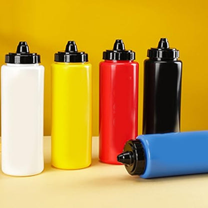 1L Water Bottle with Convenient Squeeze Cap and Long Straw for Athletes on the Move Easy Hydration (Yellow) - color: Yellow