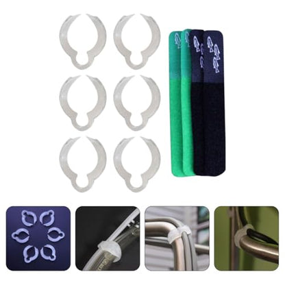 Wire Cable Strap Clamp with Leaf Shape for Rope Light and Speaker Wire Fixing, Single-line Cord Clamp for Aquarium and Pendant Lighting Installation