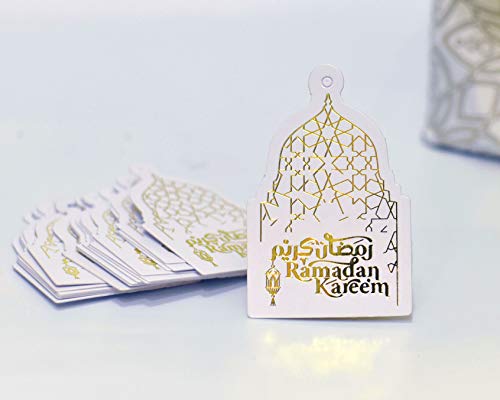 Confetti! Confetti Gold Foil Ramadan Kareem Set Of 25 Gift Tags, Ramadan Decoration, Islamic Stationary, Islamic Bookmarks, Favor Gift Tags
