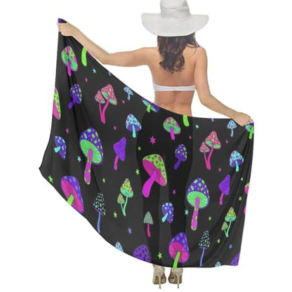 Chiffon Shawl Scarf Sarong And Sun Protective Shawl Long Lightweight Travel Scarf - color: Color299