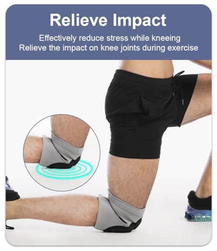 Volleyball Knee Pads for Women Men, Turtle Shell Dance Knee Pad for Women Men Wrestling Knee Pad Wrestling Gear, Crash Pad Snowboarding Gear Roller Skating Knee Protector Soft Knee Pads for Work (Medium) - size: Medium
