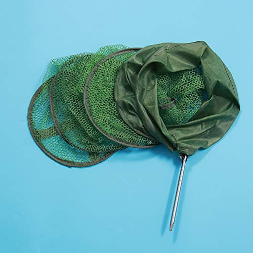 DECHOUS Foldable Mesh Fishing Net Portable Fish Protection Gear Quick-Dry Fish Net for Freshwater and Saltwater Fishing (150x25cm)