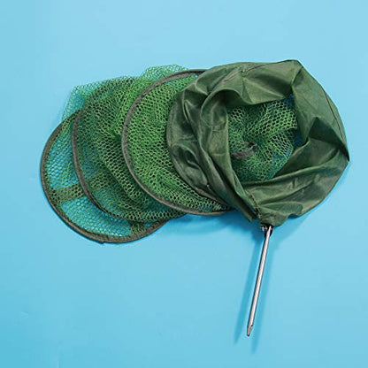 DECHOUS Foldable Mesh Fishing Net Portable Fish Protection Gear Quick-Dry Fish Net for Freshwater and Saltwater Fishing (150x25cm)