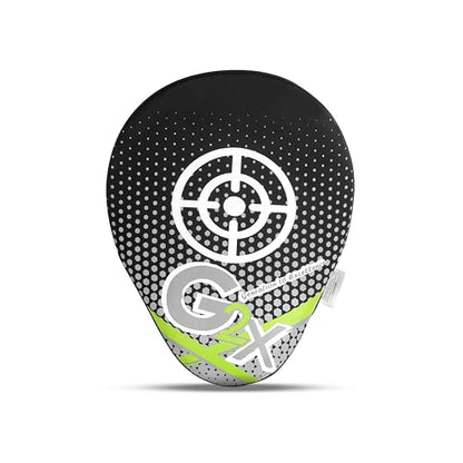 PSS Boxing Focus Pads - Hook & Jab Punch Mitts for MMA, Kickboxing, Karate, Muay Thai, and Taekwondo Training - Hand Target Strike Shield Punching Gloves Pad - color: Black/Grey