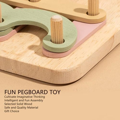 Wooden Letter Number Construction Puzzle Activity Set, Made from Safe Materials, Ideal for Teaching Aid, for Family Bonding, Wooden Letter and Number Construction Activity