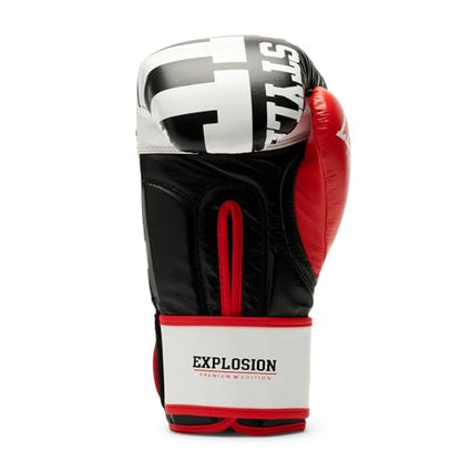 LEONE 1947, Explosion Boxing Gloves - color: black, size: 16OZ