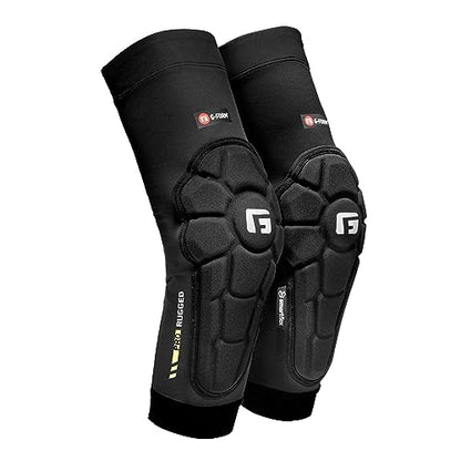 G-Form Pro-Rugged 2 MTB Elbow Guards - Breathable Compression Elbow Sleeves - Elbow Guards for Mountain Biking, Cycling & More - Protective Elbow Pads for Athletes - size: Adult Medium