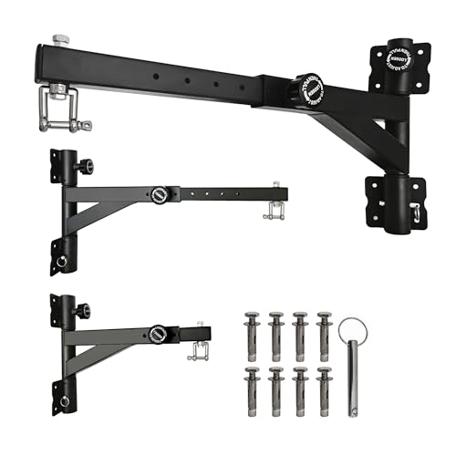 Heavy Duty Punching Bag Hanger, Wall Mounted Punching Bag Hanger, Adjustable Length and Height Heavy-Duty Punching Bag Bracket, Suitable for Home Gym - style: Length and Direction Adjustable