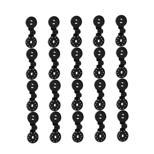 Yardwe 20pcs Shade Cloth Plastic Clips Garden Mesh Netting Fixing Clips Lock Grip for Greenhouse Tarp