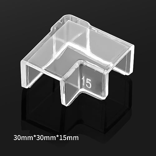 4PCS Fish Edges Protector Clear Fish Tools Clear Aquarium Fish Glass Cover Protector Easy Install - 6mm - size: 6mm