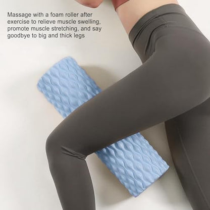 Sports Foam Roller - High-Density Muscle Massager, Deep Tissue Trigger tharapy | Ideal for Physical tharapy, Yoga Pilates and Exercise Recovery, Relieve Muscle Soreness and Improve Flexibility - color: Blue