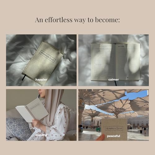 My Journey to Jennah: 5-Minute Guided Islamic Gratitude & Manifestation Journal - Undated Self-Care Book with Daily Dua, Dhikr, Quran Verses, 99 Names of Allah, and Hadith - Cultivate Positivity & Mindfulness | Muslim Gifts