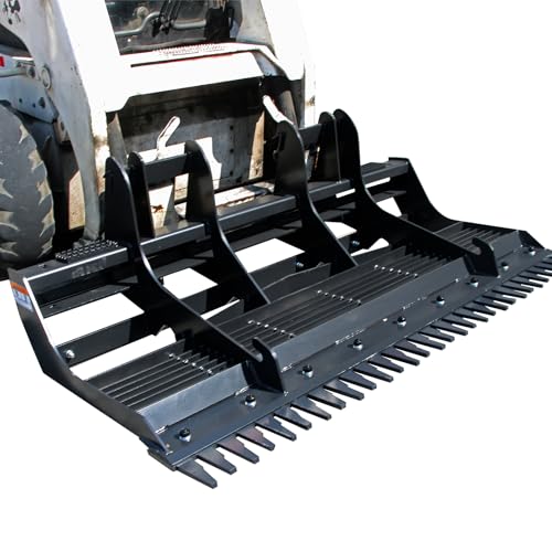 Skid Steer Attachment leveler harrow Medium Duty Land Leveler for Skid Steers, 78" Wide, Ideal for Landscape, Gravel Driveway Redressing & Soil Prepping