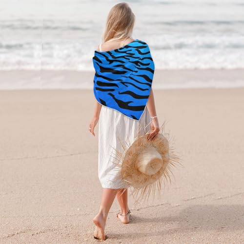 Head Scarf for Women,35" Large Square Hair Scarves Bandana Fashion Neck Scarf - color: Color 1