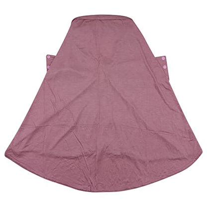 AIBEARTY Women Fashion Instant Muslim Turban Hijab with Snap Fastener Breathable Headscarf Bonnet Cap Turban Hat Shawl - color: Modal Pink - 3 Buttons