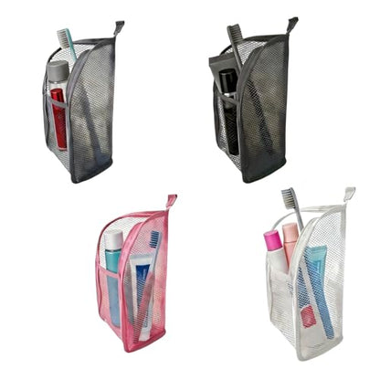 Standing Toiletry Bag, 4 Pack EVA Waterproof Travel Bag for Toiletries, Portable Large Capacity Cosmetic Organizer Pouch Lightweight Storage Bag for Men Women Travel Gym Camping