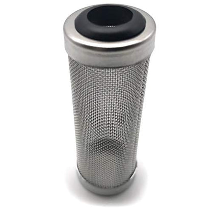 NACX 2Pcs Aquarium Fish/Shrimp Mesh Net Filter Guard，Fish Tank Intake Strainer Pre-Filter Cover Stainless Steel (11mm ID) - size: 11mm
