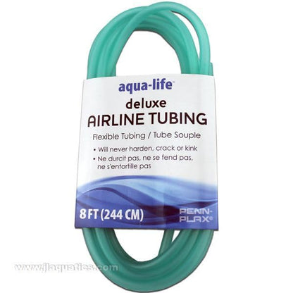 Penn-Plax Deluxe Airline Tubing for Aquariums – Made of Durable Silicone – Safe for Freshwater and Saltwater Fish Tanks – 8 Feet - size: 8 Feet, style: Silicone
