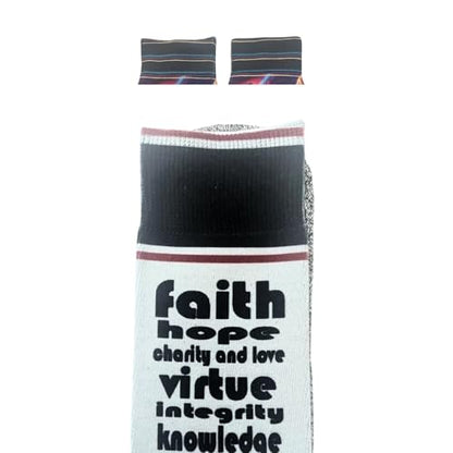 Men's – Christian Crew Socks for Men with Scripture | Moisture-Wicking | Easter Gift Idea - color: Just Tryna Be Like Jesus