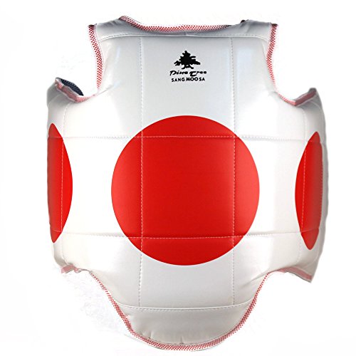 Pine Tree Sang Moo Sa Martial Arts, Taekwondo, Reversible Chest Guard Dot - size: 0 - Child Small